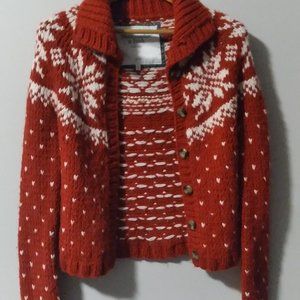 Abercrombie and Fitch Sweater Red